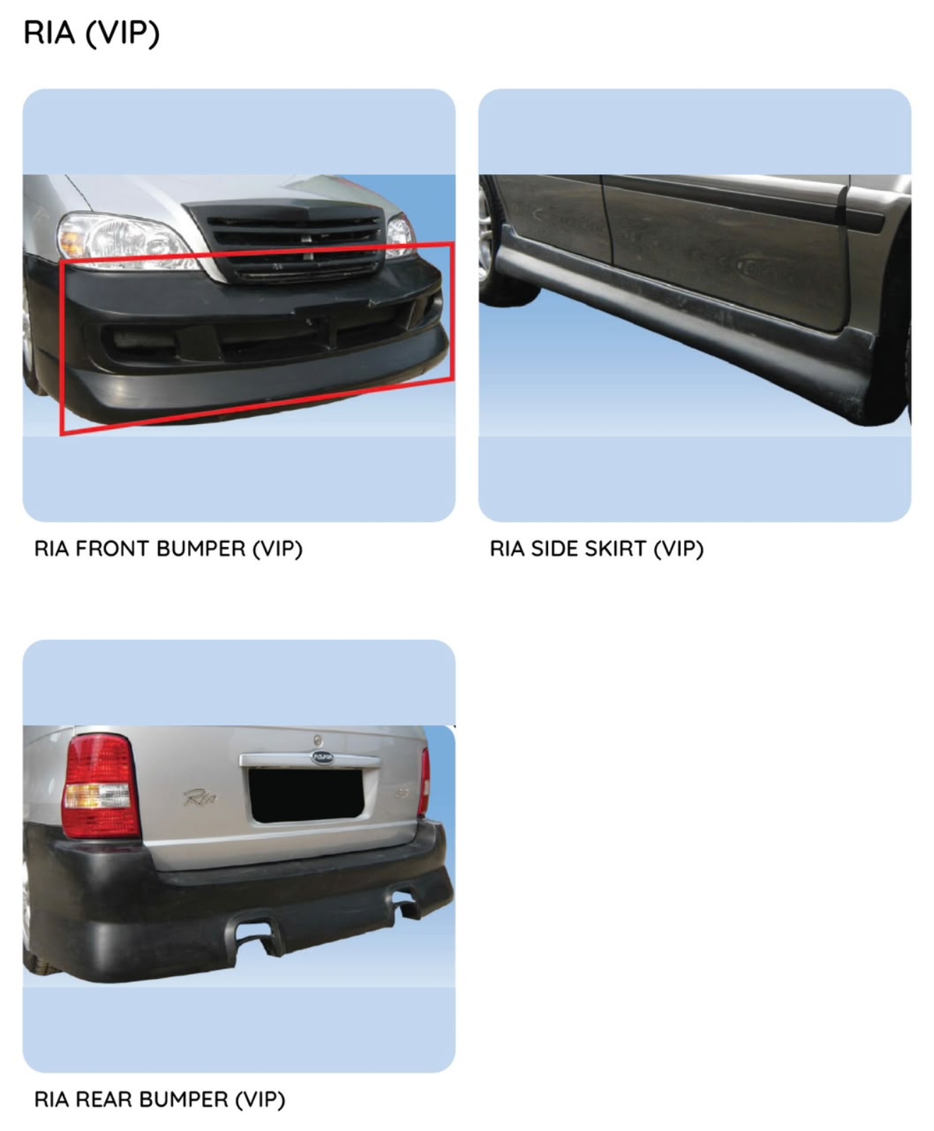 Ria VIP Bodykit
