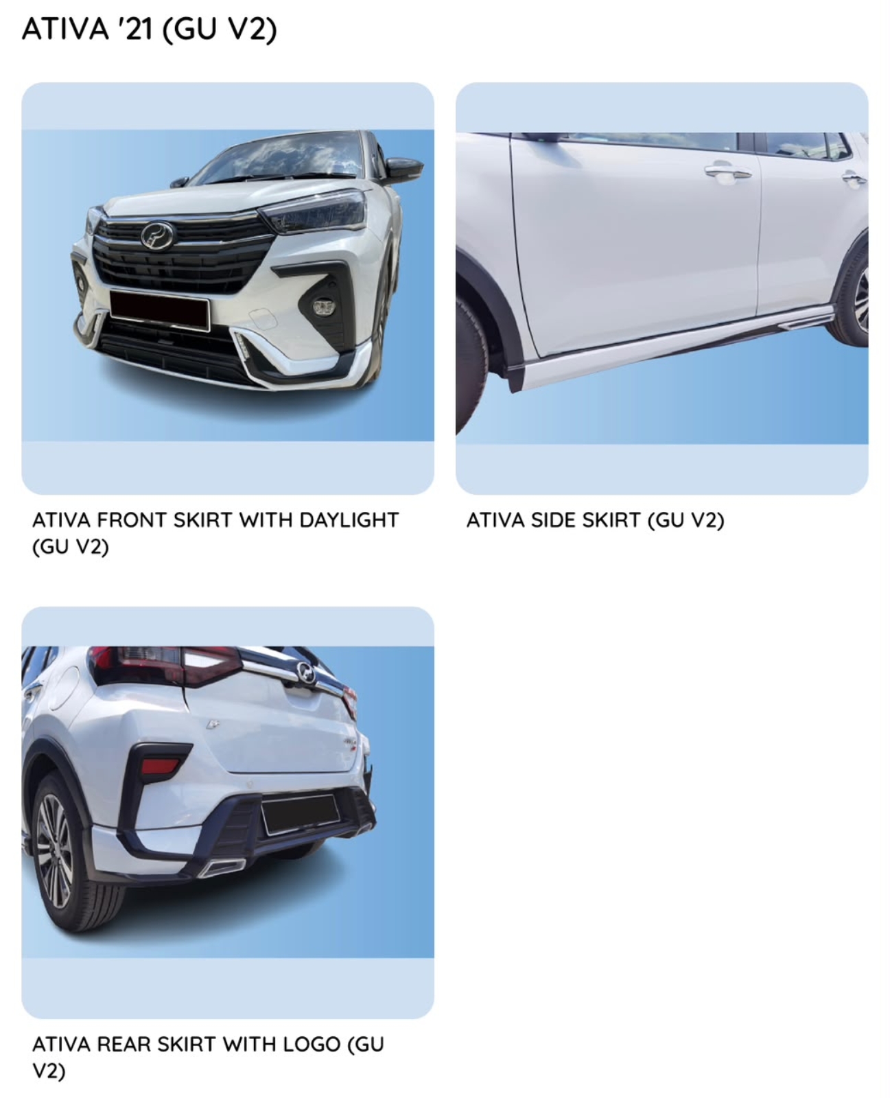 Ativa Gear Up V2 Bodykit