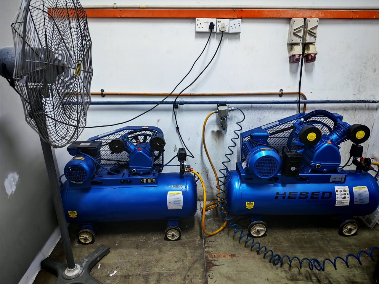 Thanks customer support 🙏🔧 ➡️Hanomag Piston Air Compressor  5HP 