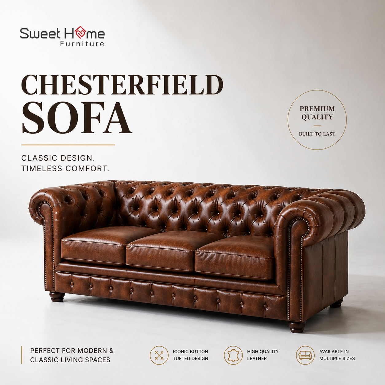 Chesterfield Sofa Malaysia - Best Furniture Showroom Store in Penang Malaysia