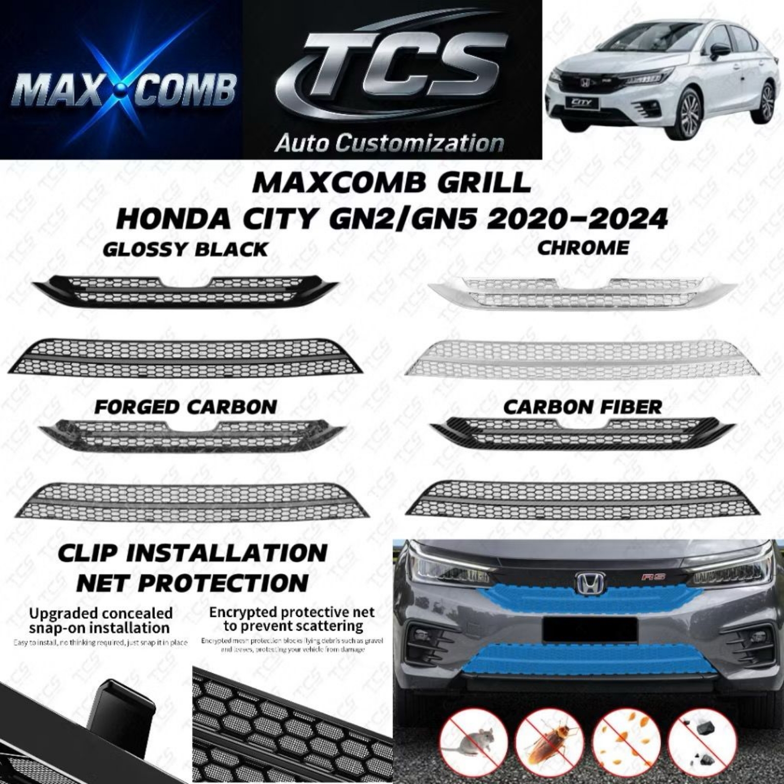 Honda city gn2 Maxcomb Grill