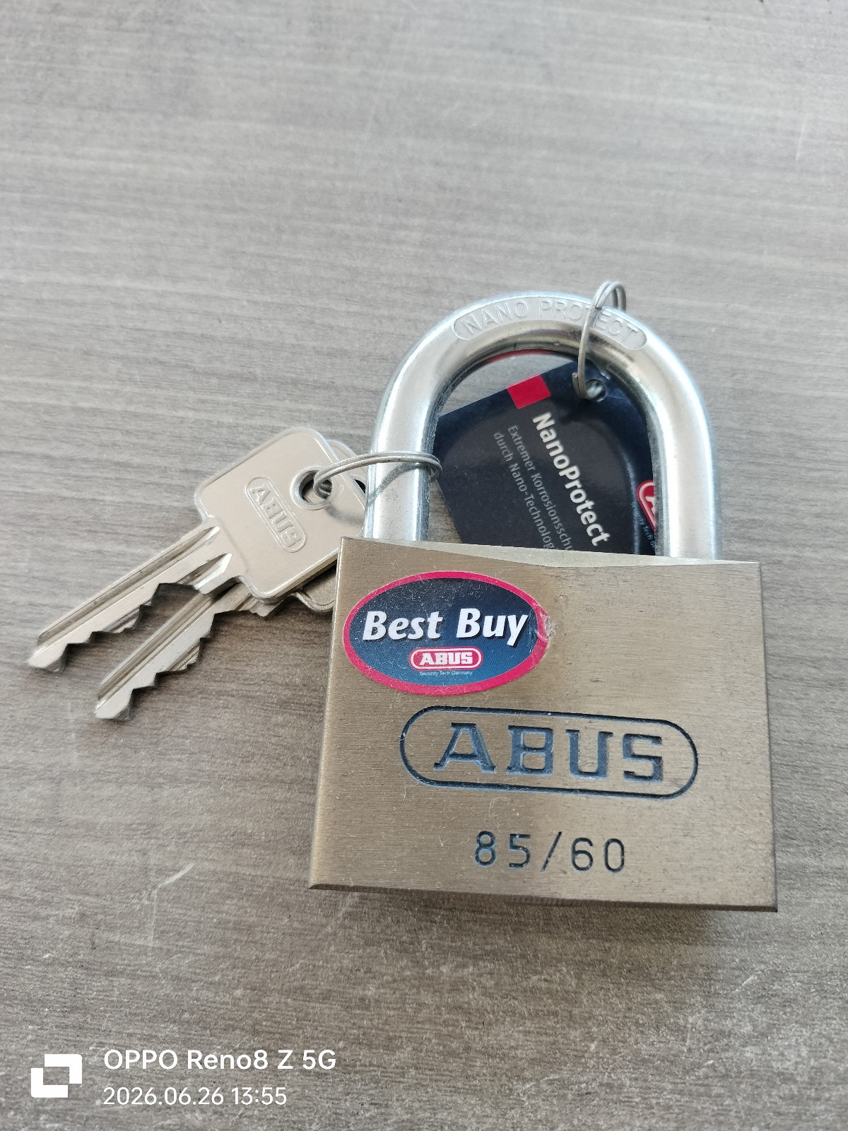Abus pad lock