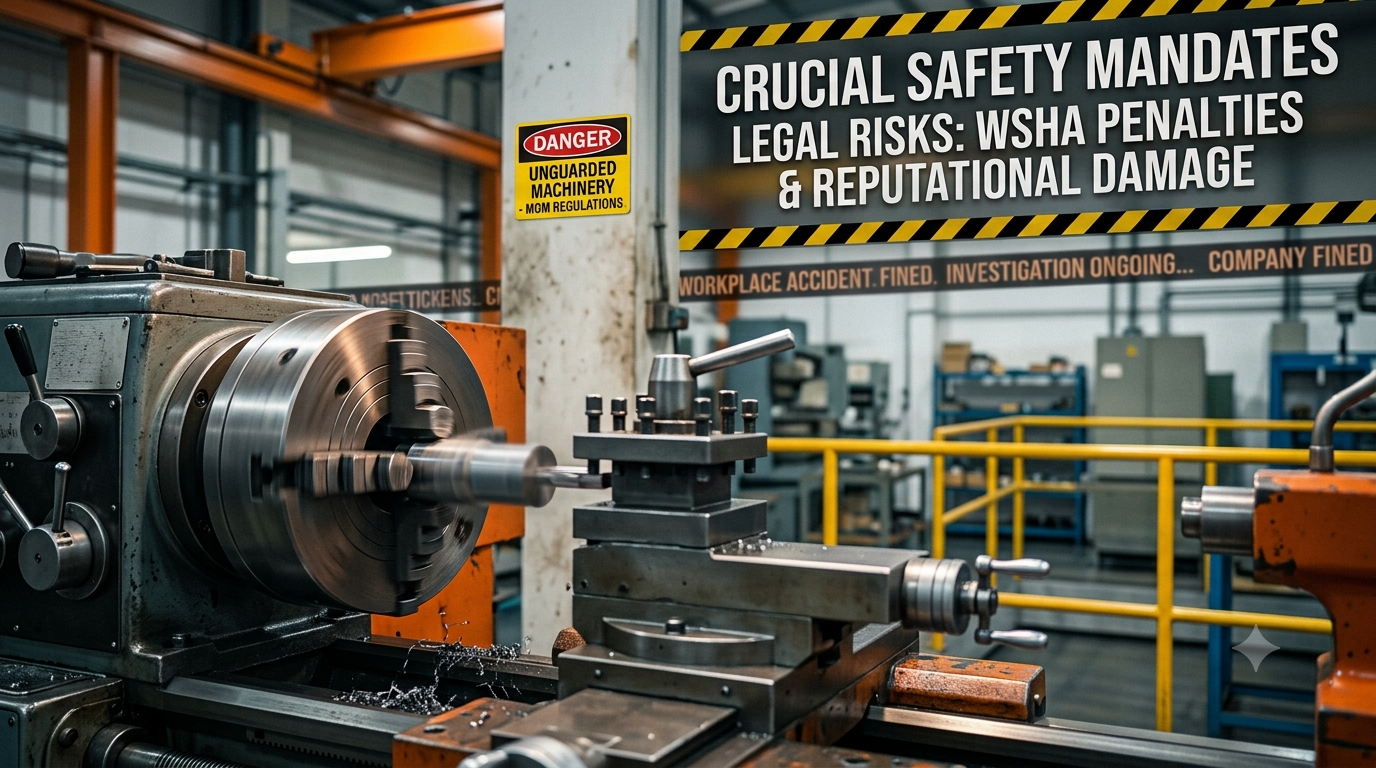The True Cost of Bare Machinery: Legal, Financial, and Reputational Risks of Inadequate Machine Guarding