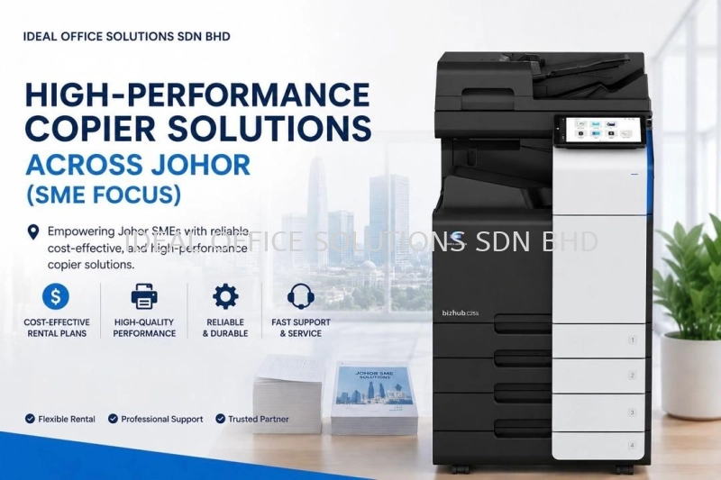Konica Minolta Copier Rental Johor | Affordable Copier Rental Solutions for SMEs Across Johor
