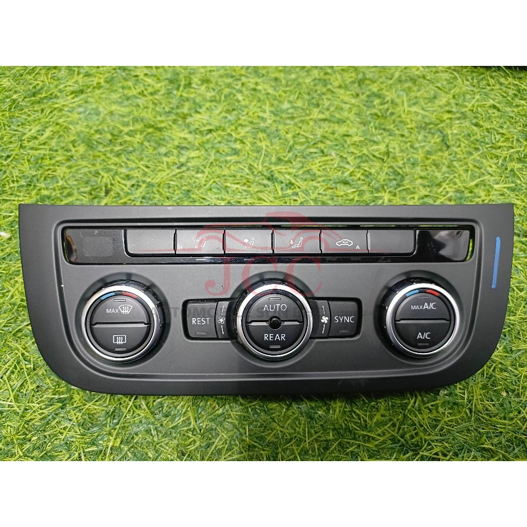 VOLKSWAGEN SHARAN 7NCTH AIRCOND CONTROLLER SWITCH [B-4-4-D2520]