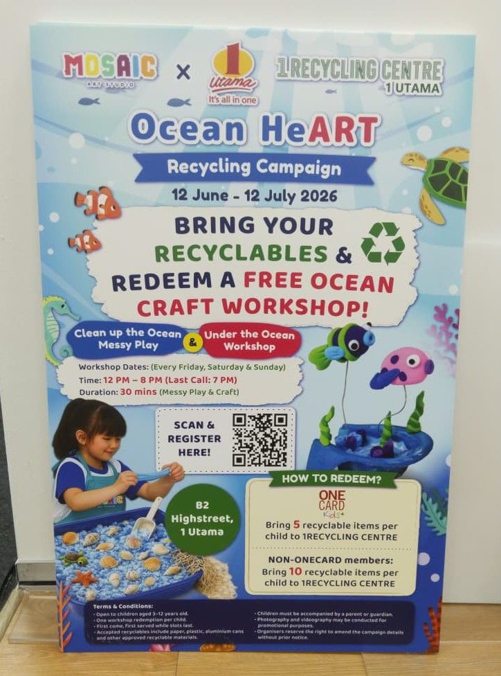 Print Foamboard For Event Promotion At Bandar Utama, Selangor | Campaign Display | Information Board | Shopping Mall Display | Exhibition Booth | Roadshow | Registration Signage | Promotional Display