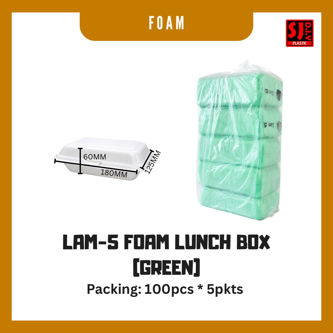Lam-5 Foam Lunch Box