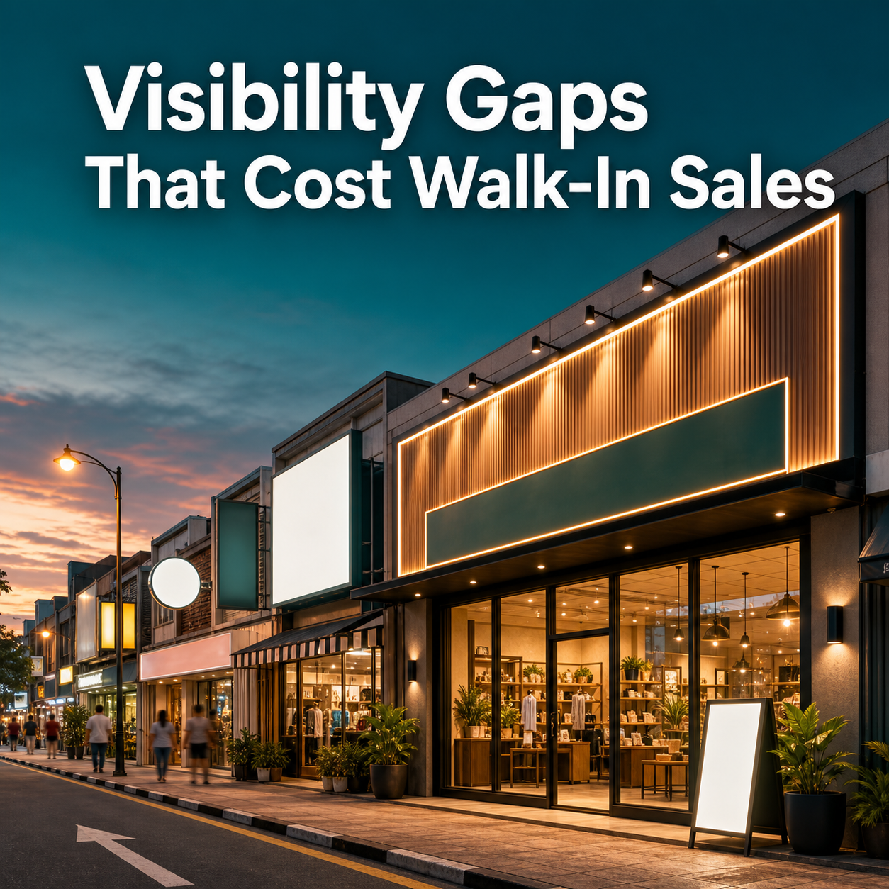 Why Poor Signboard Visibility Quietly Costs Malaysian Shops Walk-In Customers