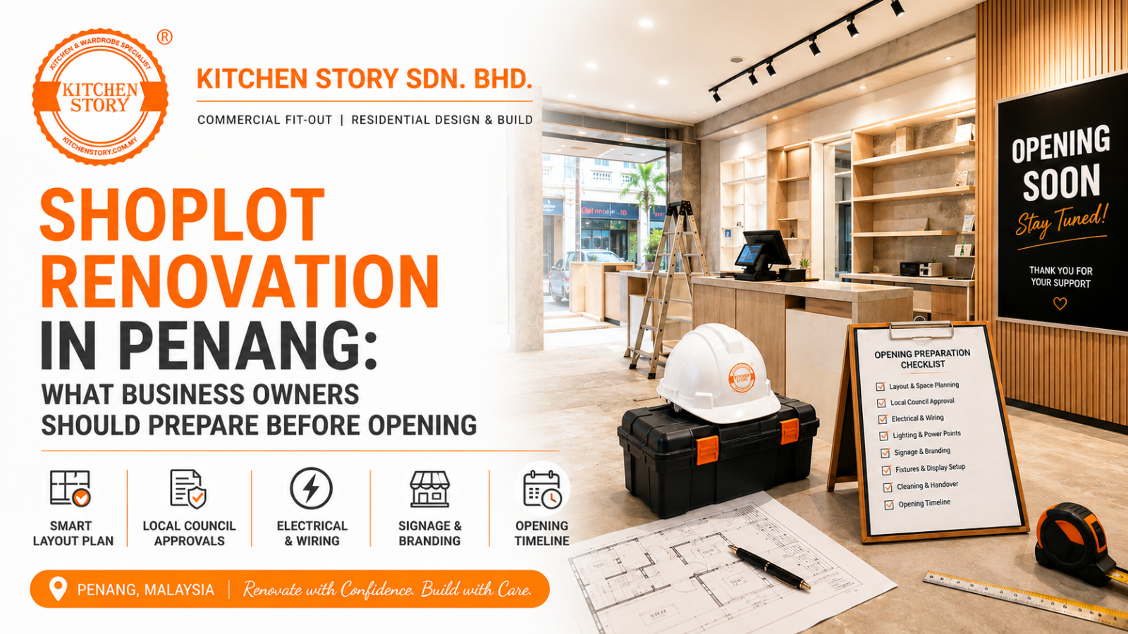 Shoplot Renovation in Penang: What Business Owners Should Prepare Before Opening