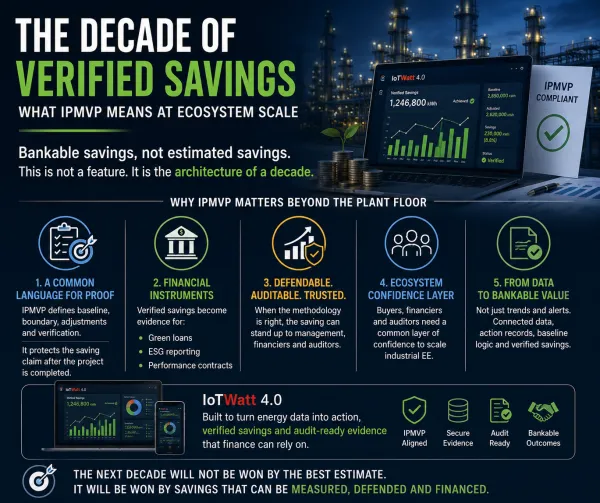 Why Industrial Energy Efficiency Must Move from Estimated Savings to Bankable Outcomes
