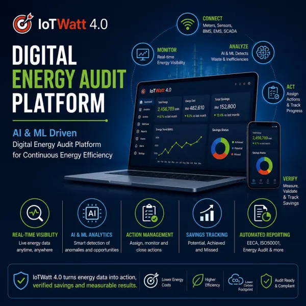 IoTWatt 4.0 Digital Energy Audit