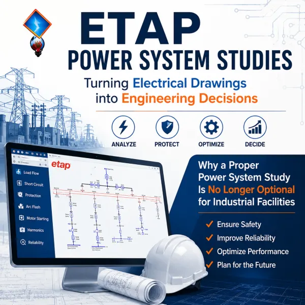 ETAP Power System Studies: Turning Electrical Drawings into Engineering Decisions
