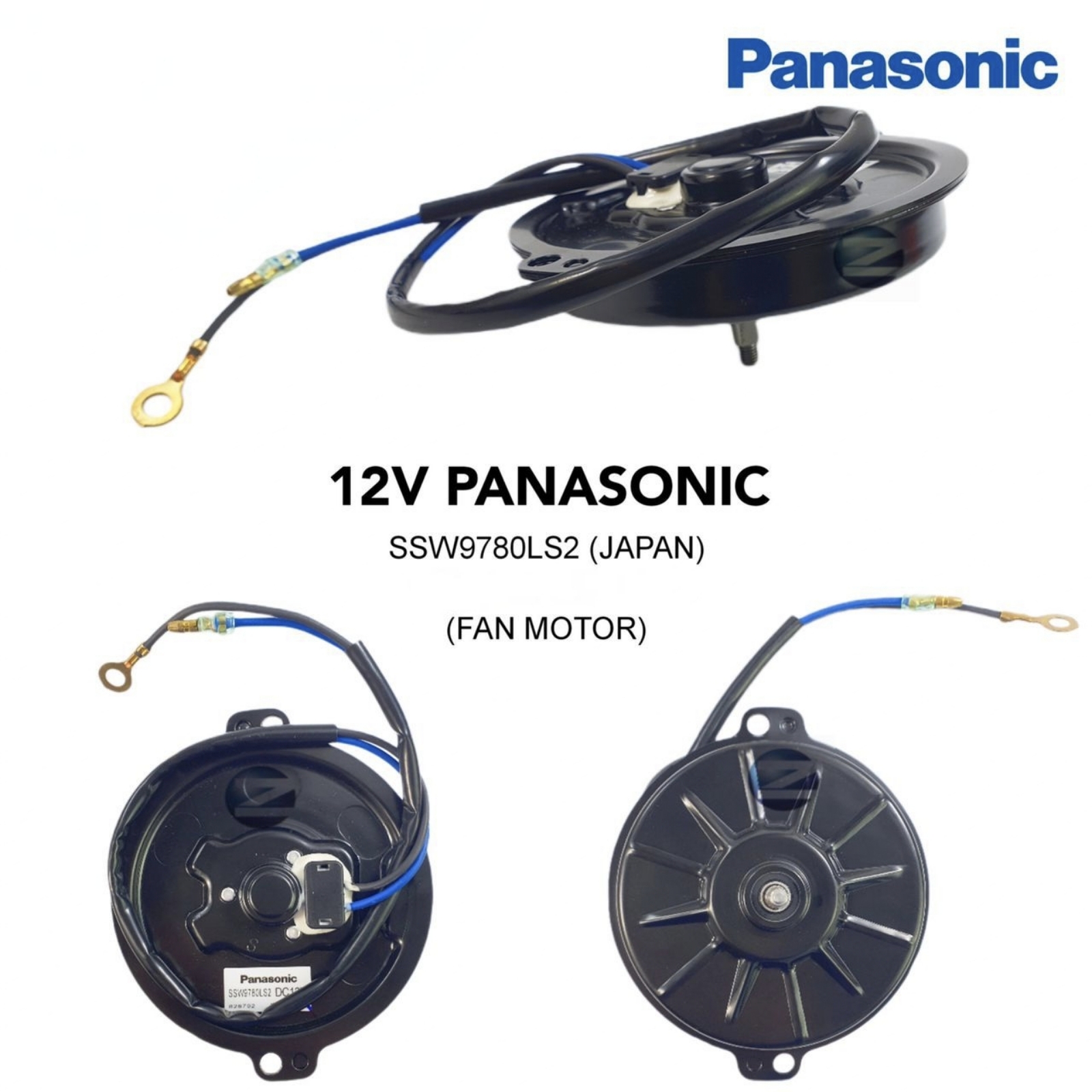 FAN MOTOR PANASONIC 12V 2HOLE (JAPAN)