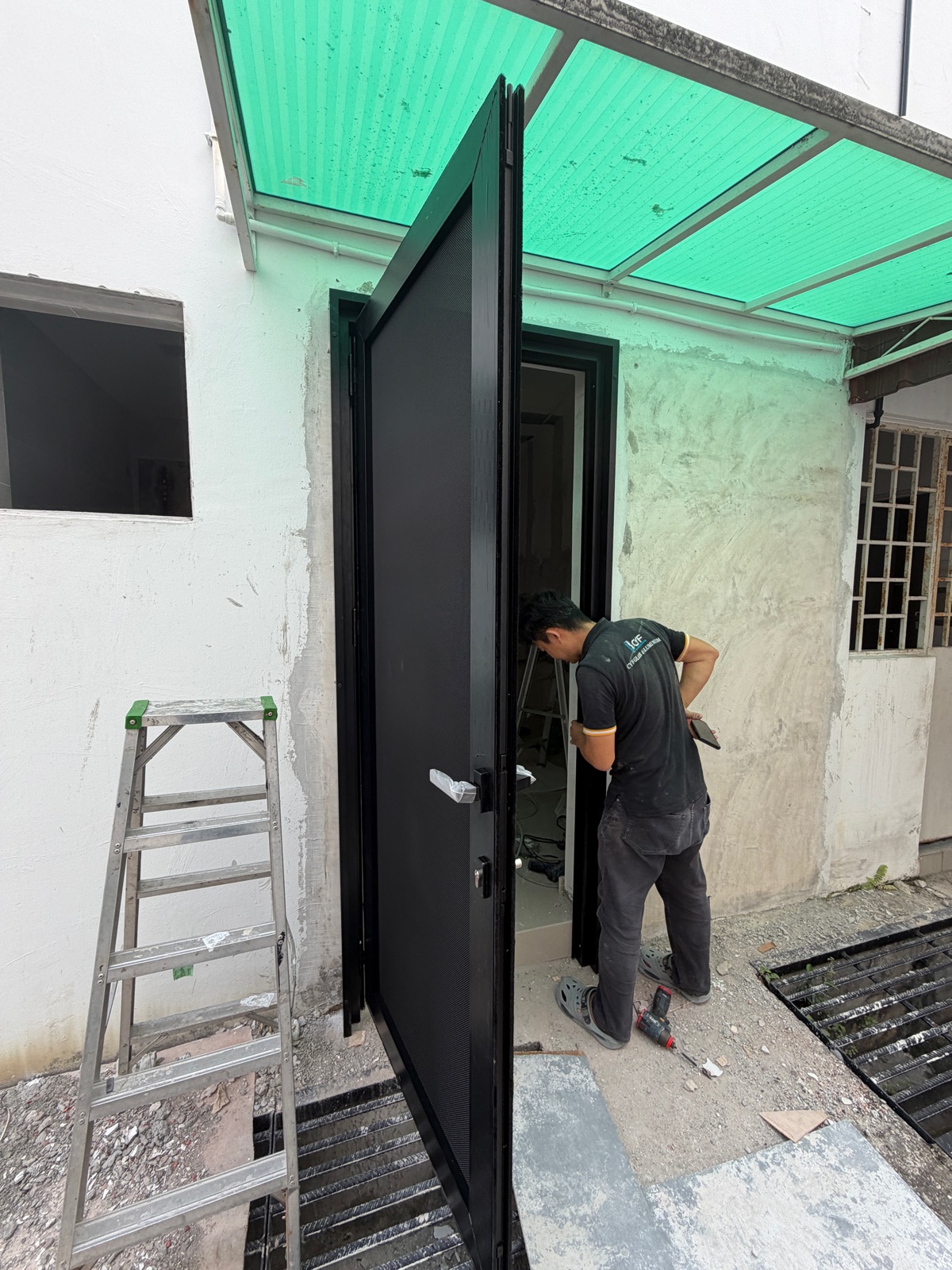 Security Mesh Door