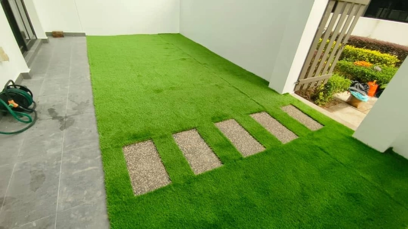Supply & Install AVG Artificial Grass 40mm (6UV) - Austin, Johor Bahru - 280 Sqft