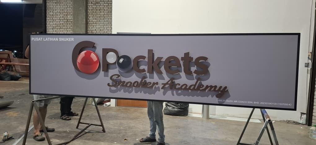 BUSINESS VISIBILITY SOLUTIONS | PREMIUM LED HALO LIT CHANNEL LETTER SIGN MANUFACTURER AT KUANTAN AIR PUTIH | PAHANG MALAYSIA