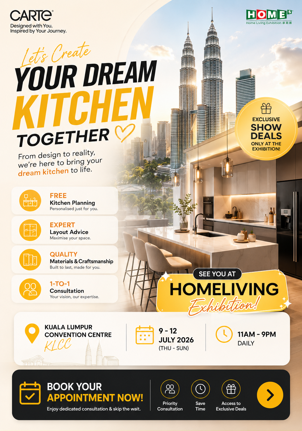 Home Living KLCC Exhibition ( 9 - 12 July 2026 ) 