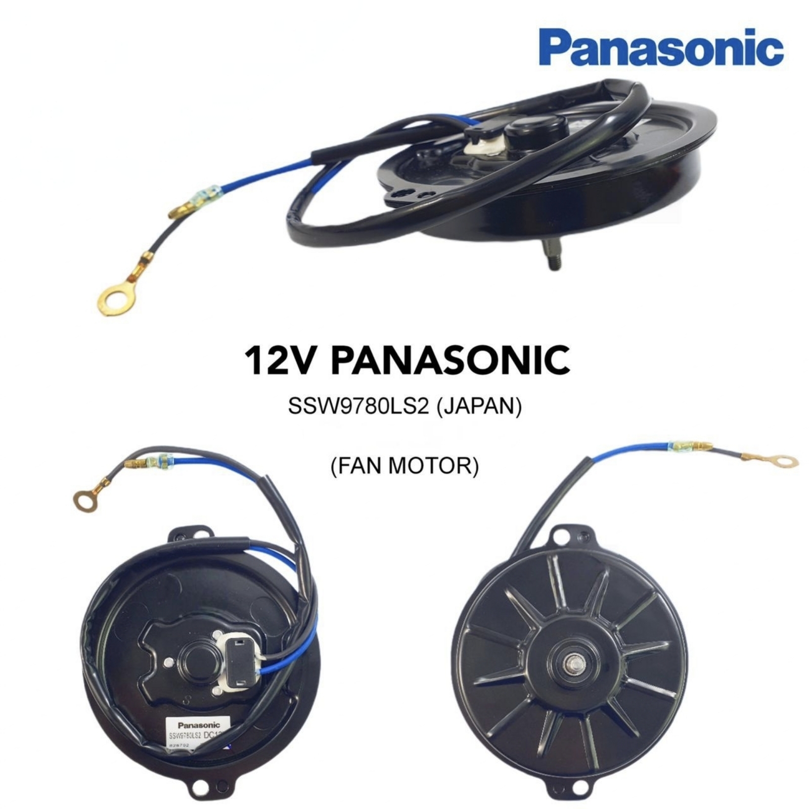 FAN MOTOR PANASONIC 12V 2HOLE (JAPAN)
