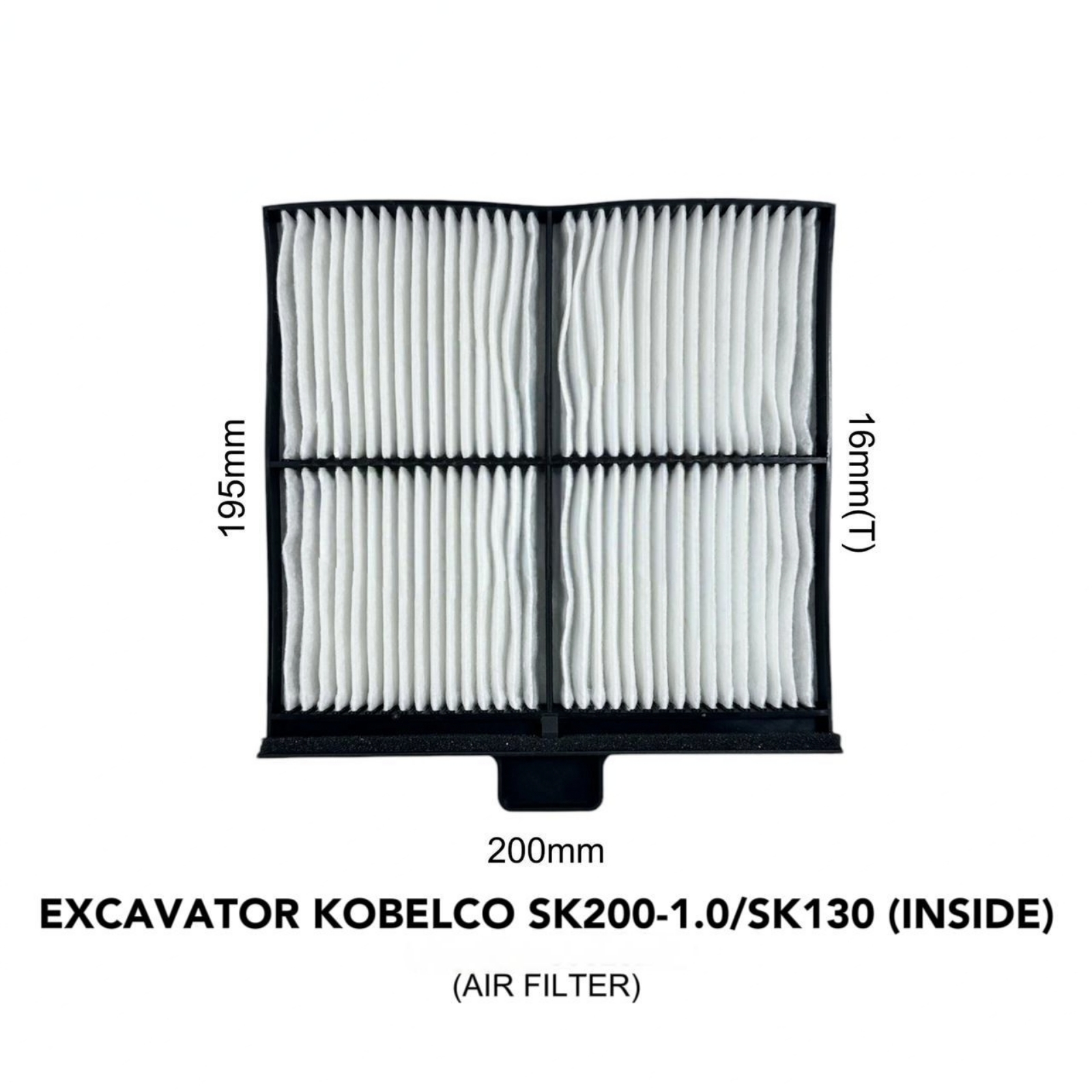 AIR FILTER KOBELCO EXCAVATOR SK200-1.0/SK130 (INSIDE)