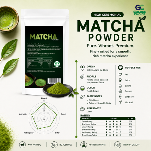 New Matcha Powder Arrival: High Ceremonial Matcha Powder for Caf茅s & F&B Businesses in Malaysia  | Beverage Raw Materials Malaysia | High Ceremony Matcha Powder