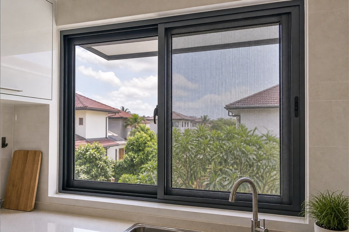 Kitchen Window Insect Screen in KL & Selangor for Better Ventilation Without Mosquitoes