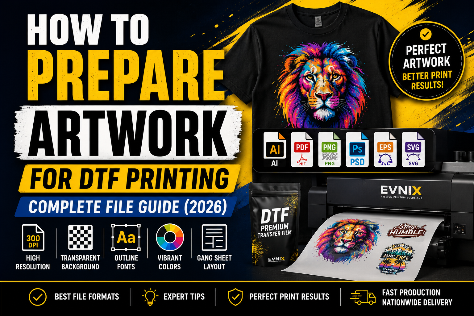 How to Prepare Artwork for DTF Printing: Complete File Guide (2026)