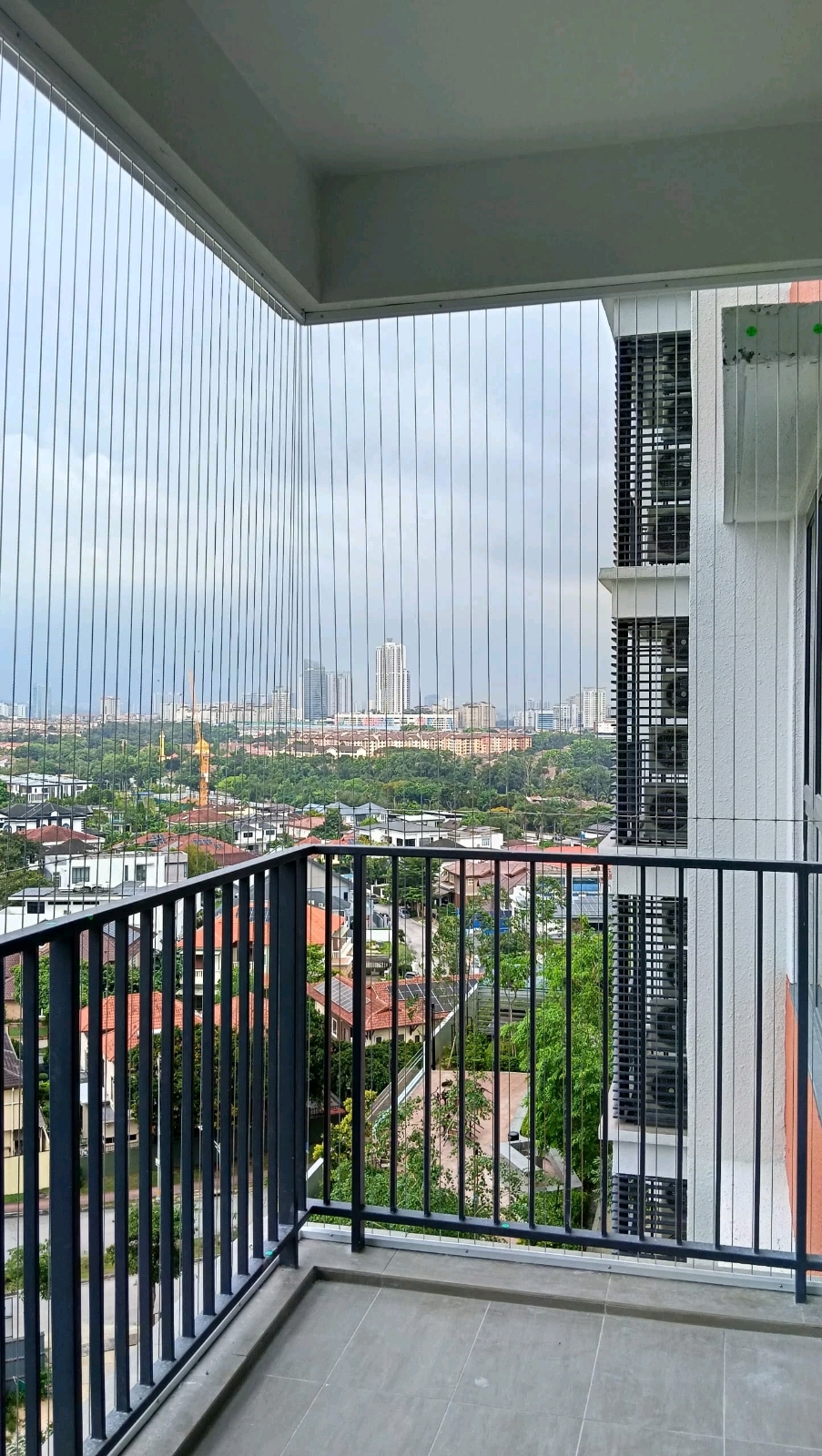 Invisible cable grille done D Hill Residence