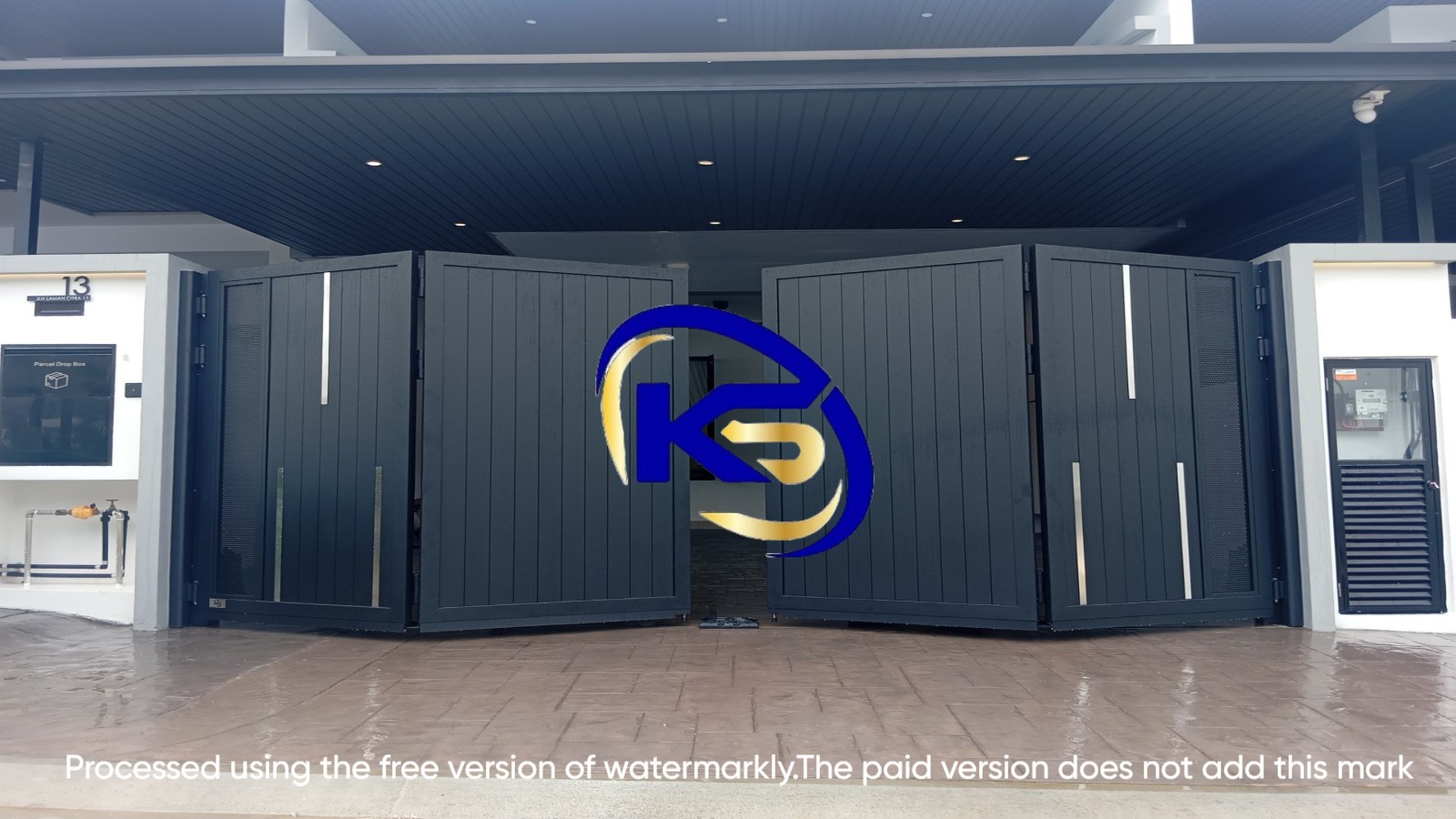 Trackless Folding Gate (PC) Laman Citra,Pekan Nanas,Johor