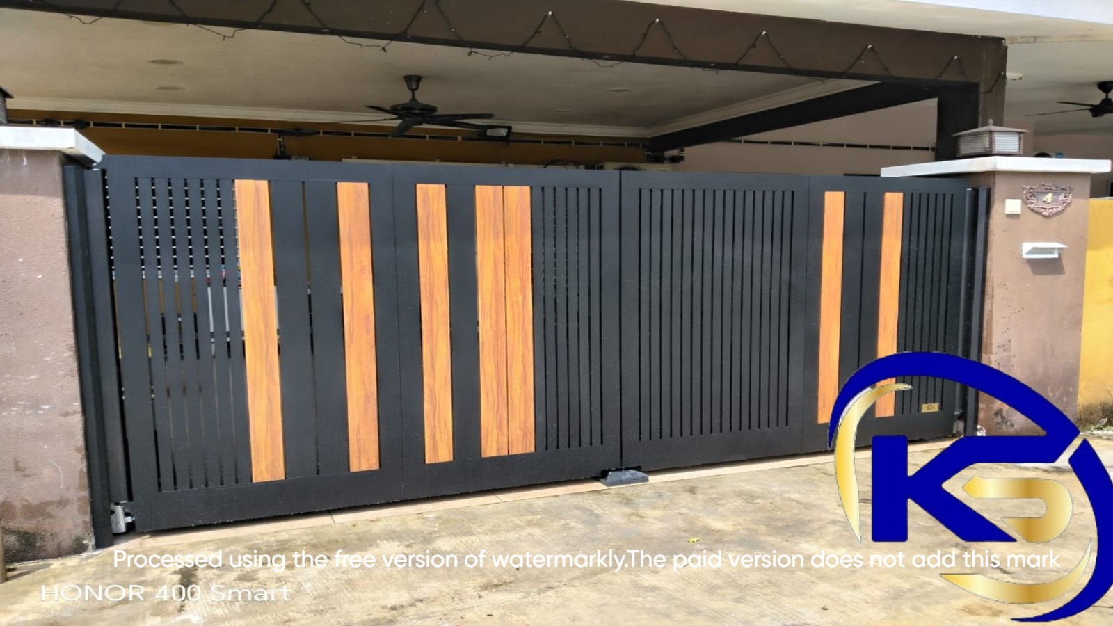 Trackless Folding Gate (FA) Bandar Bukit Beruntung,Rawang,Selangor