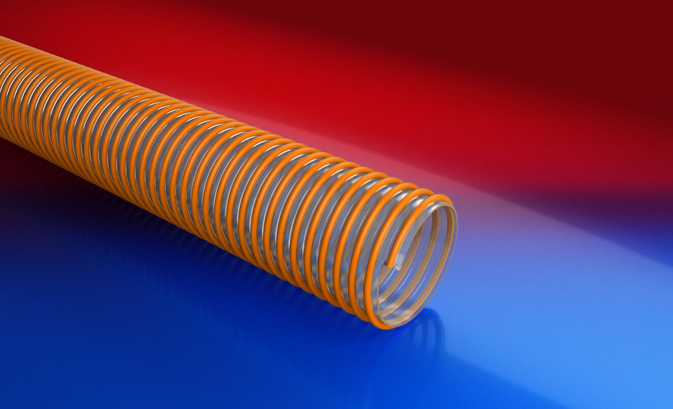 NORRES NORPLAST® PUR 386 SCIROPPO® PU FOOD AS �C Food quality, abrasion resistant suction and discharge hose