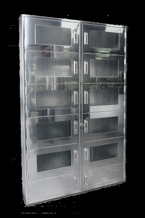 Mirror-Finish Storage Cabinet with Mirror Finish for Malaysia-Wide Workflows