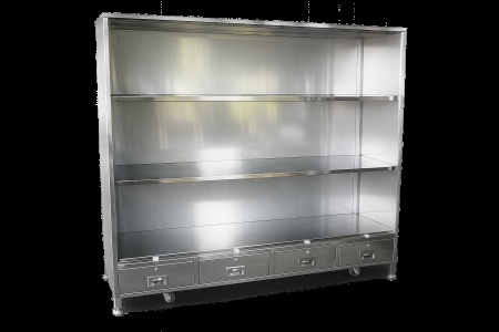 Open-Rack with Drawer Storage Cabinet for Malaysia-Wide Workflows