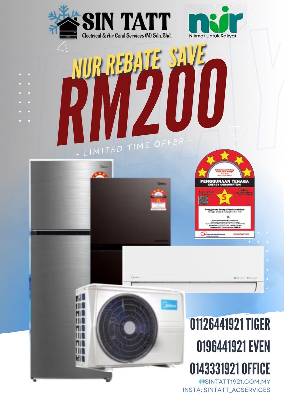 🌿 NUR Programme Domestic Rebate is Here! 💰❄️