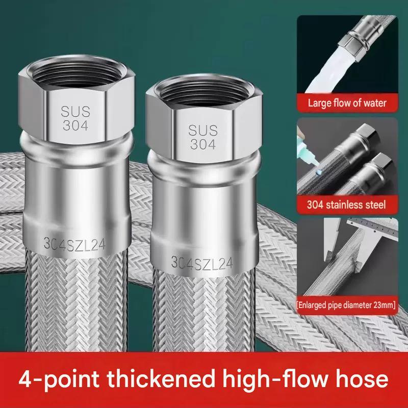 SUS 304 Flexible Hose 23MM High Water Flow Resistant To High Water Pressure Premium Quality