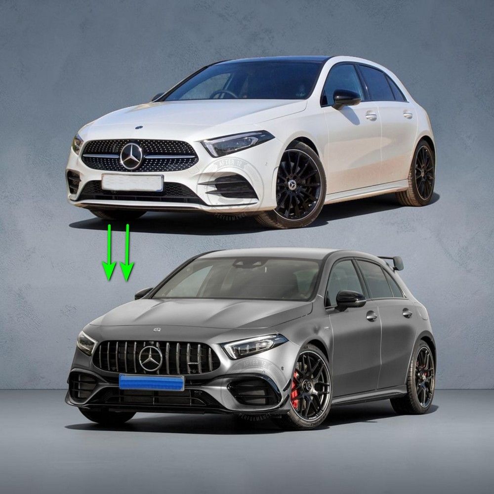 A45s Sedan AMG Style Bodykit for Mercedes Benz A Class V177  Sedan