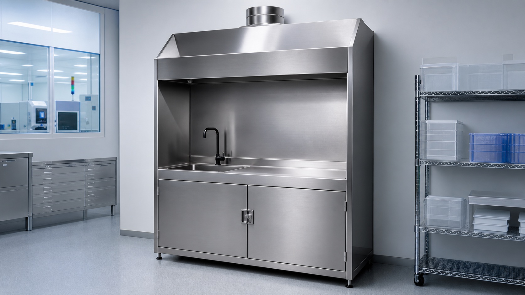 When Lab Rinse Work Needs Its Own Stainless Fume Hood