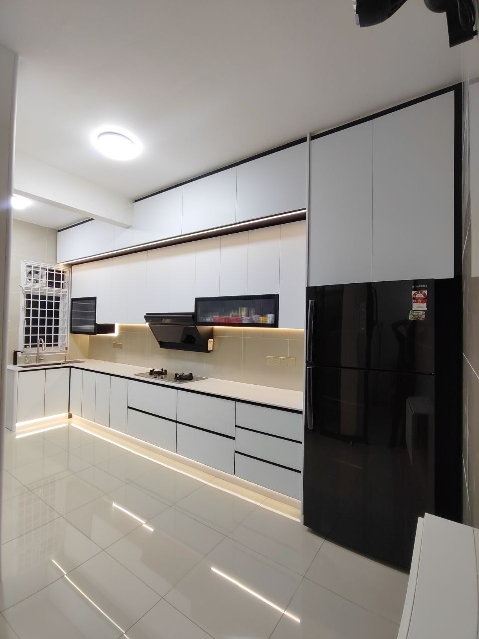 Sleek & Built to Last: Project Spotlight on Our Latest Fully Aluminium Kitchen Cabinet at Taman Seri Songket