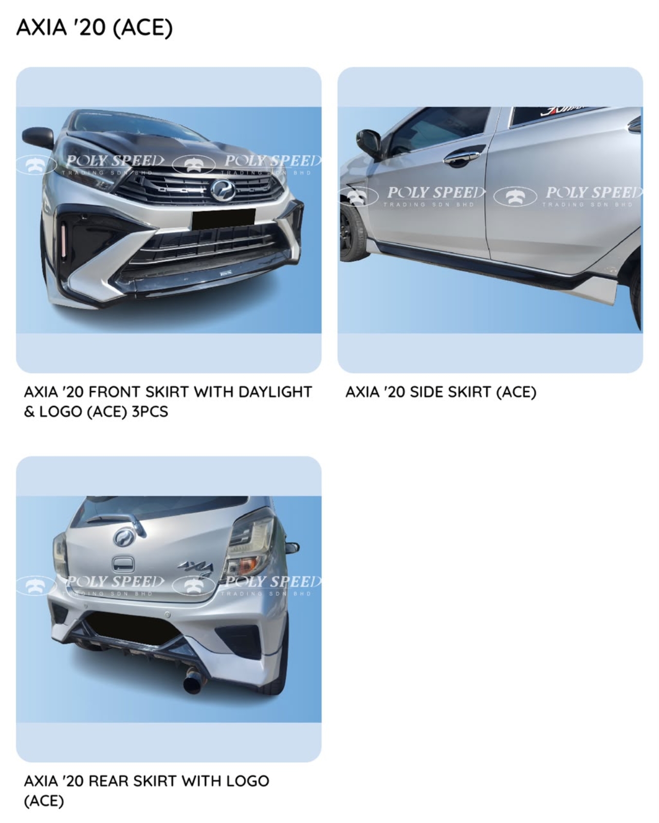 Axia 20 Ace Bodykit