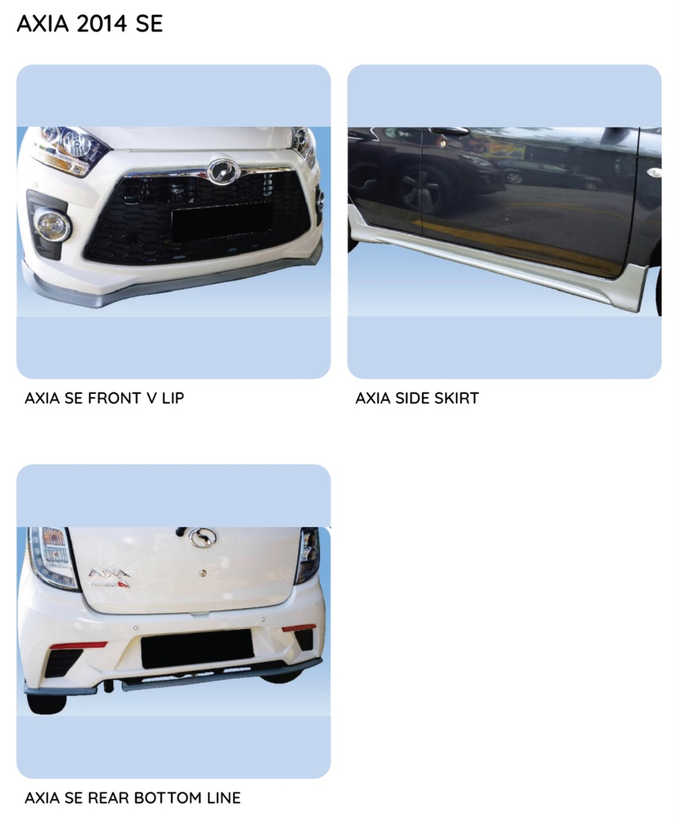 Axia 14 Se Bodykit