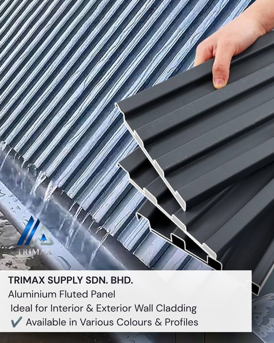 Aluminium Fluted Panel