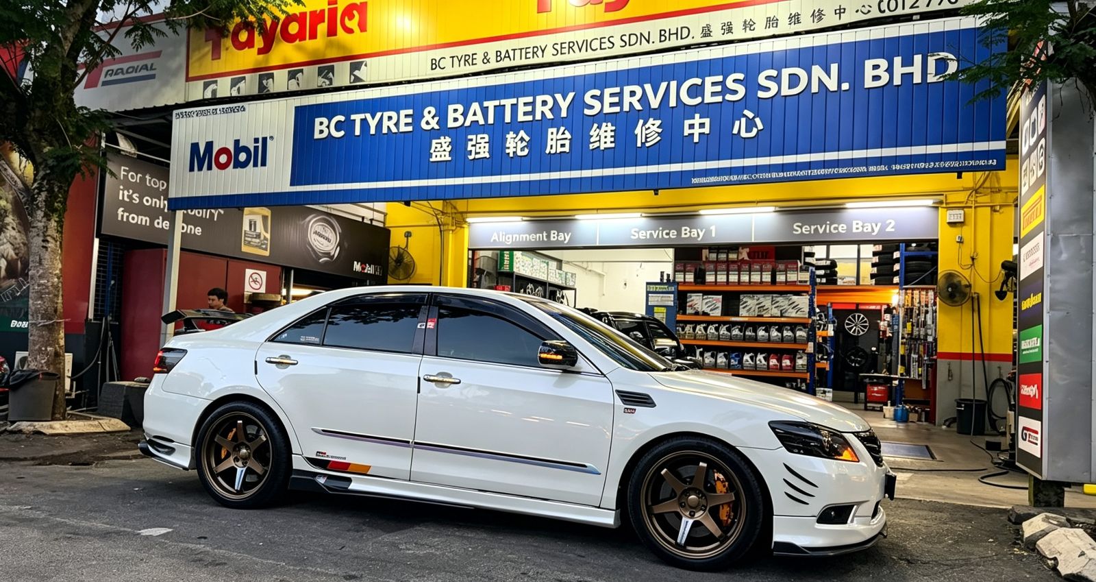 🔥 Toyota Camry 升级 Rear Brake Upgrade ✨ GT4 4-Pot + 355mm 大碟系统💪🚗💨_111504072026