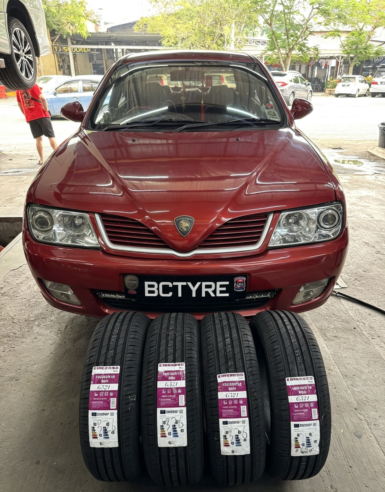 🚗✨ Proton Waja 轮胎更换📌 195/60R15 KINGBOSS G521👍_131304072026