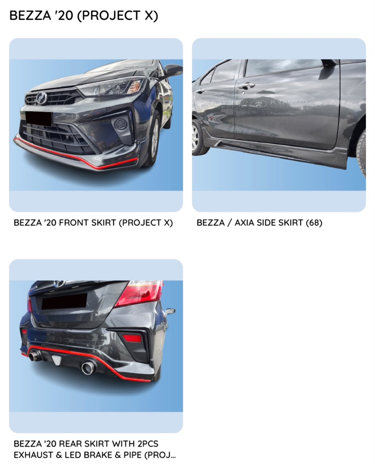 Bezza 20 Project X Bodykit