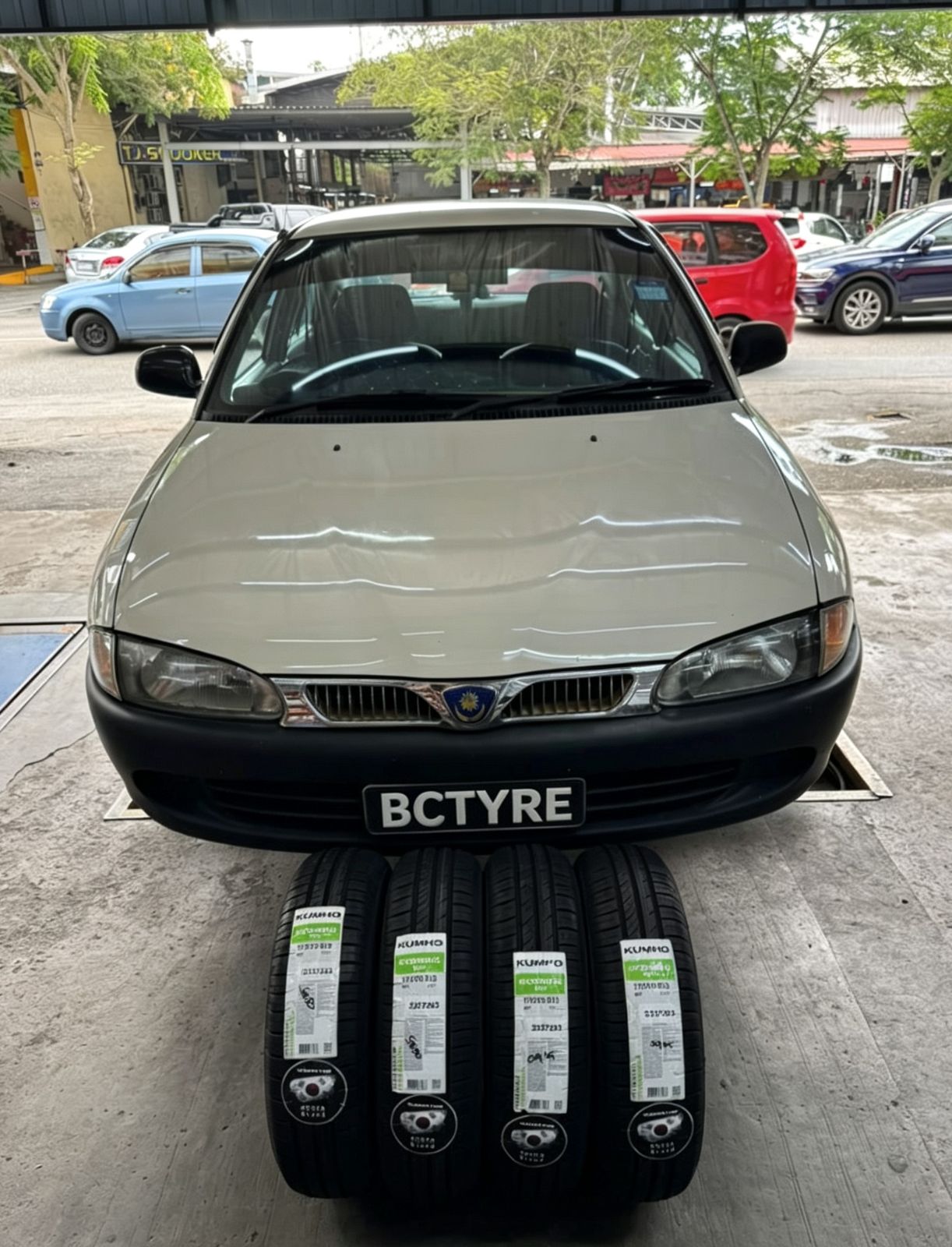 🚗✨ Proton Wira🔧 175/70R13 Kumho Ecowing ES31 🌿_143204072026