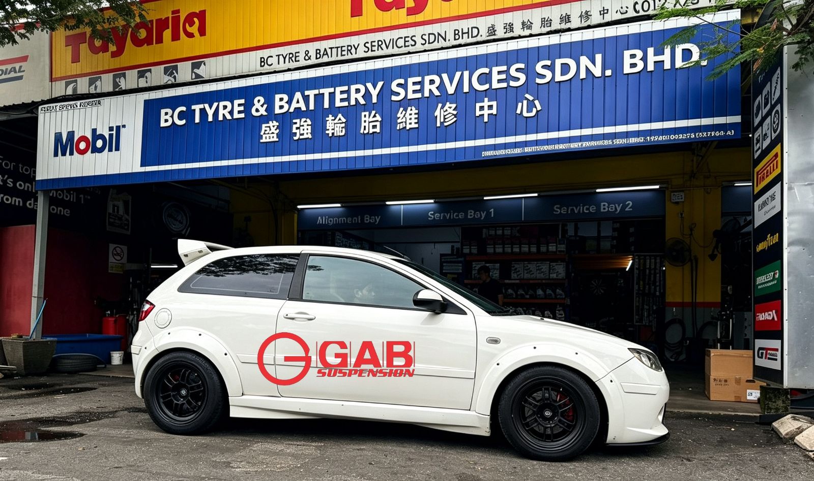 🔥 PROTON SATRIA NEO 升级🔧✨GAB HE Series Hi-Low Bodyshift Adjustable 避震😎💥_182504072026