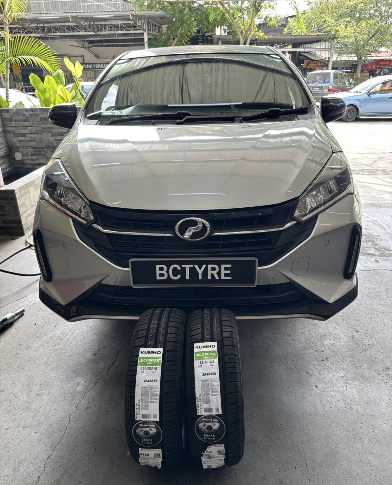 🚗✨Perodua Myvi 🔧 185/55R15 Kumho Ecowing ES31 🌿_133205072026