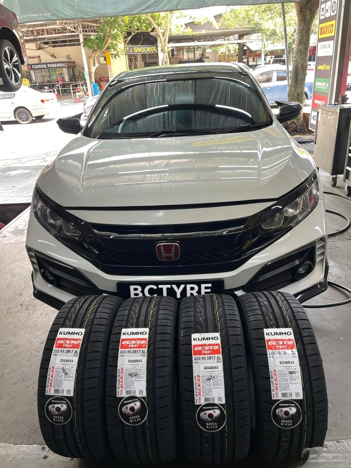 🚗✨ Honda Civic FC 🔧🛞235/45ZR17 Kumho Ecsta PS31✨🚗_134205072026