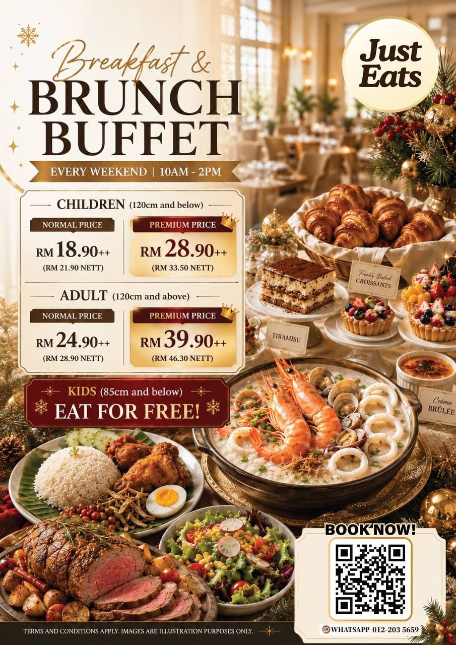 Just Eats Breakfast Buffet — Every Weekend, 10AM to 2PM