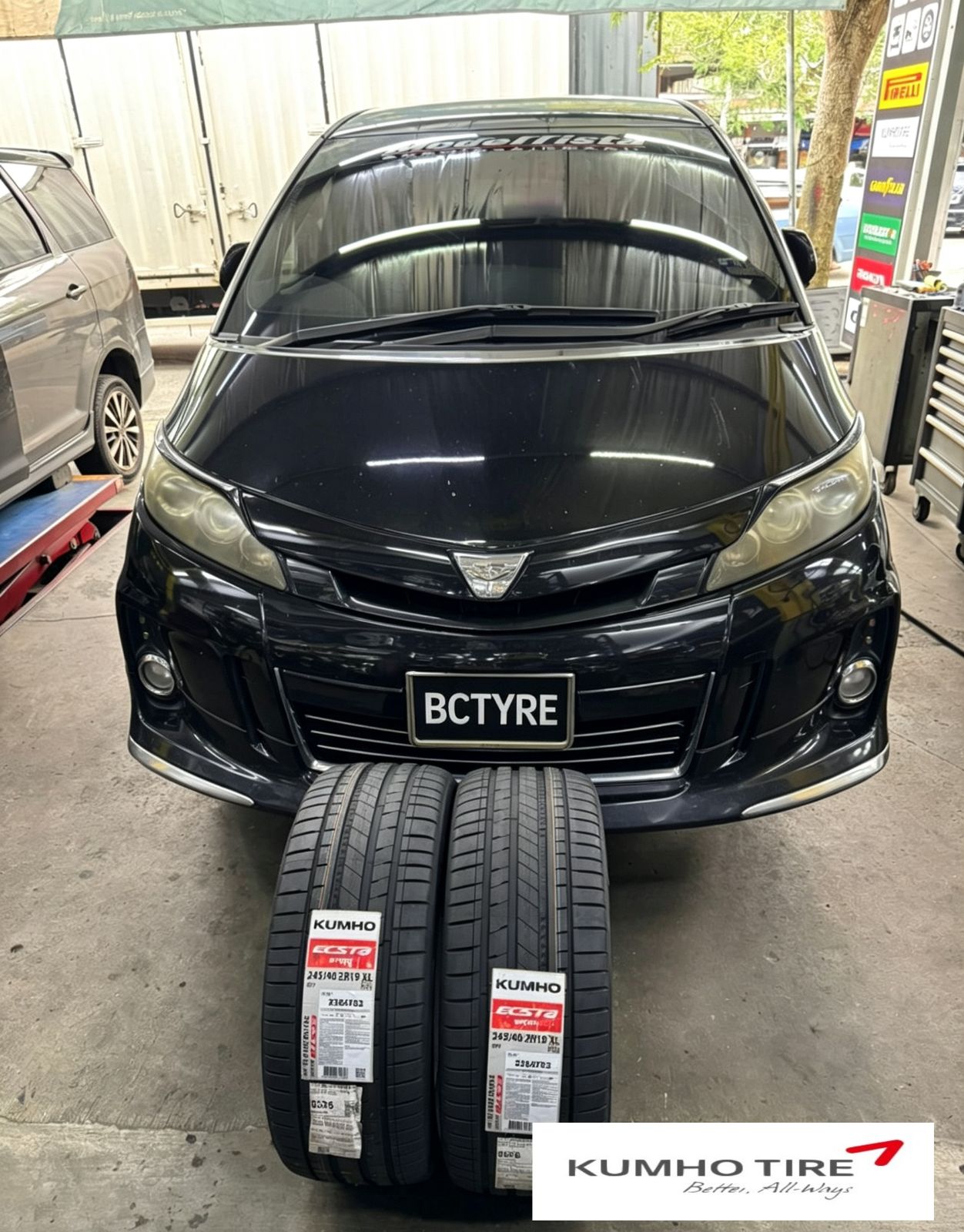 🚗✨ Toyota Estima 👉 245/40ZR19 Kumho Ecsta Sport PS72 🔥_111506072026