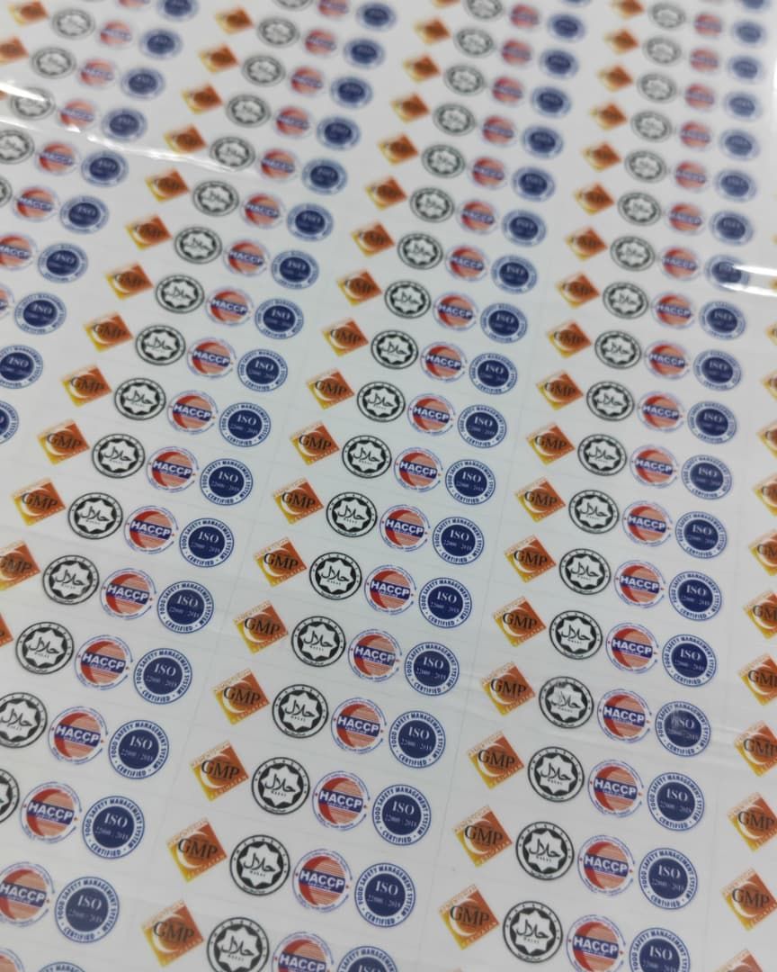 Print Labels Sticker For Food Packaging At Rawang, Selangor | Product Label | Label Printing | Snack Packging | Glossy Sticker 